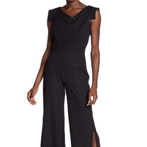 NWT Bebe Cap Sleeve Sparkle Jumpsuit